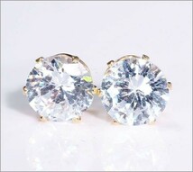 大迫力 ダイヤモンド ピアス 大粒 2.0ct YG ko119 プレゼント 最高　4411_画像3