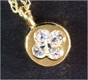 「格安」1ct ダイヤモンド ネックレス K18 18金 デザインシリーズ YG ko04 2211