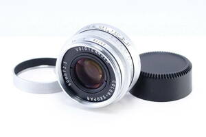 【UD04L】★売り切り★Voigtlander フォクトレンダー COLOR-SKOPAR 50mm F2.5 ライカLマウント L39