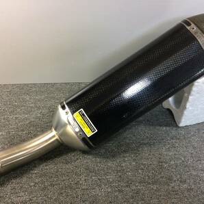 管理番号03079 【立ちごけ傷あり】 アクラポビッチ AKRAPOVIC GSR750 スリップオン マフラー カーボンの画像6