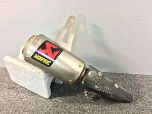 管理番号03094　【ワケアリ】　アクラポビッチ　AKRAPOVIC　GSX-R1000R　17-　スリップオン　サイレンサー　マフラー　チタン　GPタイプ