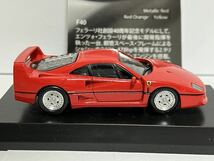 希少!! 京商 フェラーリ F40 レッド ミニカーコレクション7 サークルKサンクス 限定 カード付き Ferrari 1/64 スーパーカー 廃盤 人気色_画像7