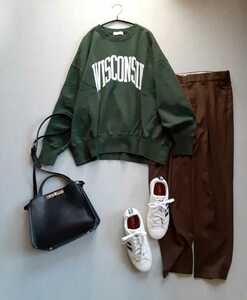 BEAUTY&YOUTH UNITED ARROWS ビューティ＆ユースユナイテッドアローズ カレッジプリントスウェットプルオーバー