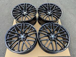 美品 鍛造 BMW G11 G12 7シリーズ スタイリング650M M Performance 純正 21インチ 8.5J +25 / 10J +41 PCD112 黒塗装品 4本