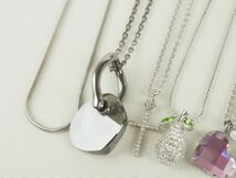 SWAROVSKI スワロフスキー ネックレス ブレス ブローチ ピアス イヤリング 等 アクセサリー まとめて 021 指輪 SILVER925_画像4