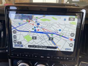 三菱純正　10.1インチ　クラリオン製ナビ　デリカD5 後期用だけど前期に パーフェクトフィット？　MZ609715 ピアノブラック