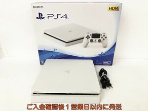 【1円】PS4 本体/箱 セット 500GB ホワイト SONY PlayStation4 CUH-2200A 動作確認済 プレステ4 DC05-711jy/G4