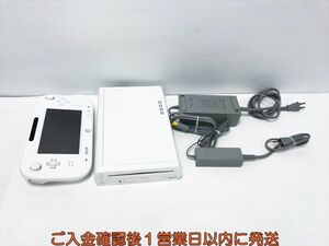 【1円】任天堂 WiiU 本体 セット 8GB ホワイト ニンテンドーWii U 初期化/動作確認済 M04-270yk/G4