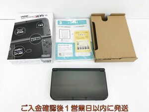 【1円】Newニンテンドー3DSLL 本体 セット メタリックブラック 任天堂 RED-001 初期化/動作確認済 3DS LL K05-340kk/F3