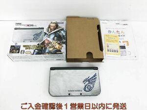 【1円】Newニンテンドー3DSLL 本体 セットモンスターハンター4G 初期化/動作確認済 ソフトなし 画面焼け K05-346kk/F3