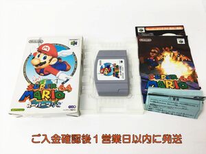 【1円】ニンテンドー64 スーパーマリオ64 ゲームソフト 箱/説明書付き 起動確認済 Nintendo64 J05-157rm/F3