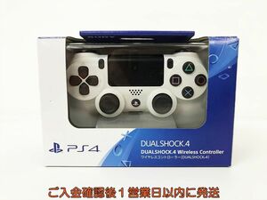 【1円】PS4 純正 ワイヤレスコントローラー DUALSHOCK4 ホワイト 未検品ジャンク SONY PlayStation4 EC44-389jy/F3