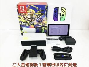 【1円】任天堂 有機ELモデル Nintendo Switch 本体 セット スプラトゥーン3 エディション 初期化/動作確認済 M03-408kk/G4