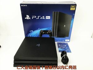 【1円】PS4 Pro 本体/箱 セット 1TB ブラック SONY PlayStation4 CUH-7100B 初期化済 未検品ジャンク DC06-914jy/G4
