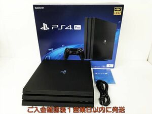 【1円】PS4 Pro 本体/箱 セット 1TB ブラック SONY PlayStation4 CUH-7000B 動作確認済 プレステ4プロ DC06-915jy/G4