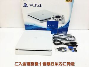 【1円】PS4 本体/箱 セット CUH-2100A ホワイト 500GB ゲーム機本体 SONY 初期化/動作確認済み M04-274ym/G4