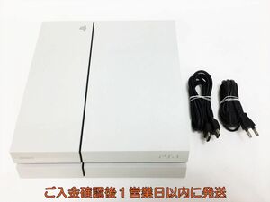 【1円】PS4 本体 セット CUH-1100A ホワイト 500GB ゲーム機本体 SONY 初期化済み 未検品 ジャンク M04-277ym/G4