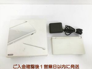 【1円】ニンテンドーDSLite 本体 セット クリスタルホワイト 任天堂 USG-001 初期化/動作確認済 G05-162kk/F3