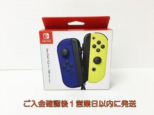 【1円】未使用品 任天堂 純正 Nintendo Switch Joy-con L R ブルー/ネオンイエロー ニンテンドースイッチ ジョイコン J05-196rm/F3