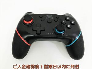 【1円】Switch 社外製 ワイヤレスコントローラー ブラック 未検品ジャンク Switch対応 任天堂用 プロコン M05-748kk/F3