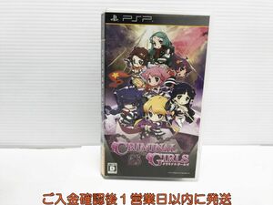 【1円】PSP クリミナルガールズ ゲームソフト 1A0408-390yk/G1