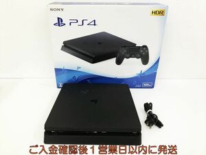 【1円】PS4 本体/箱 セット 500GB ブラック SONY PlayStation4 CUH-2100A 初期化/動作確認済 FW9.60 H07-641kk/G4