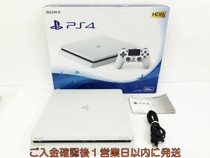 【1円】PS4 本体/箱 セット 500GB ホワイト SONY PlayStation4 CUH-2100A 初期化/動作確認済 プレステ4 H07-643kk/G4