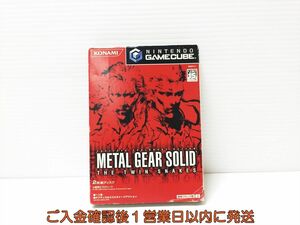 【1円】GC ゲームキューブ METAL GEAR SOLID THE TWIN SNAKES ゲームソフト 1A0307-195wh/G1