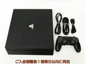 【1円】PS4 Pro 本体 セット 1TB ブラック SONY PlayStation4 CUH-7100B 動作確認済 プレステ4プロ FW7.51 DC07-575jy/G4