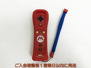 【1円】任天堂 Wiiリモコンプラス マリオ ジャケット/ストラップあり 動作確認済 WiiU EC44-427hk/F3