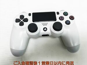 【1円】PS4 純正 ワイヤレスコントローラー DUALSHOCK4 ホワイト 未検品ジャンク SONY PlayStation4 L03-308yk/F3