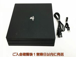 【1円】PS4 Pro 本体 セット CUH-7000B ブラック 1TB ゲーム機本体 SONY 初期化/動作確認済み J07-731ym/G4