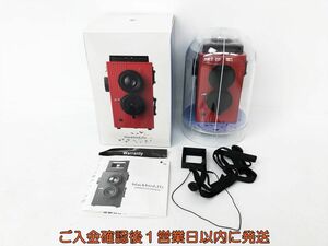 【1円】本体美品 パワーショベル 2眼レフカメラ BLACKBIRD FLY RED トイカメラ EC22-456jy/F3