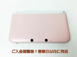 【1円】ニンテンドー3DSLL 本体 ピンク×ホワイト 任天堂 SPR-001 未検品ジャンク 3DS LL J05-229rm/F3