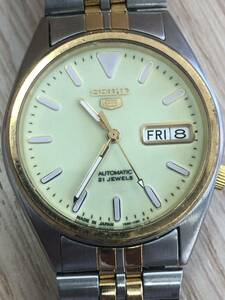 SEIKO 5 7S26-3060 セイコー オートマチック カレンダー 可動品