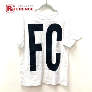 F.C.R.B. エフシーアールビー FCRBビックロゴ 半袖Ｔシャツ コットン ホワイト メンズ【中古】