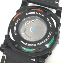 未使用 SCUDERIA スクーデリア 10213 腕時計 ダッシュボード 裏スケ 腕時計 IPステンレススチール/革ベルト_画像5
