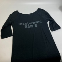 mastermind JAPAN マスターマインドジャパン スマイル アパレル トップス ロングＴシャツ コットン ブラック ブラック レディース【中古】_画像7