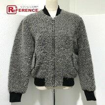 ACNE STUDIOS アクネストゥディオズ ウールブルゾン 14AW TYSON BOUCLE MA-1 上着 ボンバージャケット ブルゾンジャケット グレー系_画像1