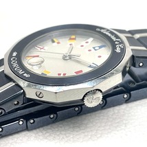 CORUM コルム 9.610.30V50B ガンブルー アドミラルズカップ デイト レディース腕時計 SS ネイビー×シルバー_画像7