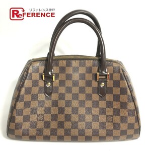 LOUIS VUITTON ルイヴィトン N41434 リベラMM ボストンバッグ カバン ダミエ ハンドバッグ エベヌ ブラウン レディース【中古】