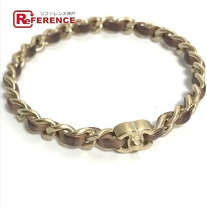 Chanel Chanel Turn Lock Cc Coco Mark Chain Bracelet B12 Bangle Gold Ladies [Используется]