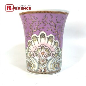 未使用 VERSACE ヴェルサーチ フラワーベース ローゼンタール Rosenthal メデューサ 花瓶 ホワイト レディース【中古】