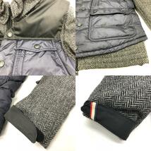 MONCLER モンクレール ツイード/アパレル PASTERZE パステルツェ ダウン/アウター ジャケット ウール ネイビー メンズ【中古】美品_画像6