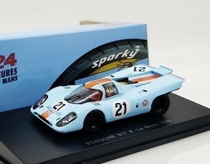 Spark スパーク 1/64 Porsche ポルシェ 917 K #21 Gulf ガルフ 24h Le Mans 1970 ルマン