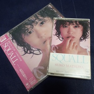 【1円スタート／セット販売／送料無料】松田聖子 ( Blu-spec CD2 と カセットテープ のセット ) SQUALL スコール