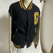 Golden Bear /ゴールデンベア メンズMサイズ 古着 スタジャン ビックロゴワッペン 冬服_画像9