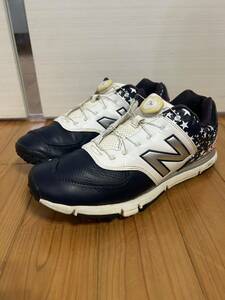 6ラウンド使用　27.5㎝ NEW BALANCE GOLF ニューバランス mgb トリコ　ゴルフ シューズ アシックス　アディダス　NB BoA ボア