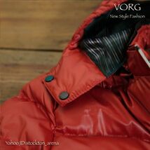 新品*VORG*ヴォーグ Ultra Light 中綿ジャケット XL レッド ■赤 ジャケット コート フード取り外し可能 軽量フェイクダウンジャケット_画像5