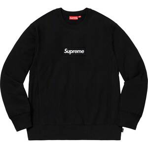  rare * new goods genuine article [ black *M]*Box Logo Crewneck Sweatshirt box Logo sweat pants shirt regular shop buy Supreme hard-to-find Supreme 2018AW